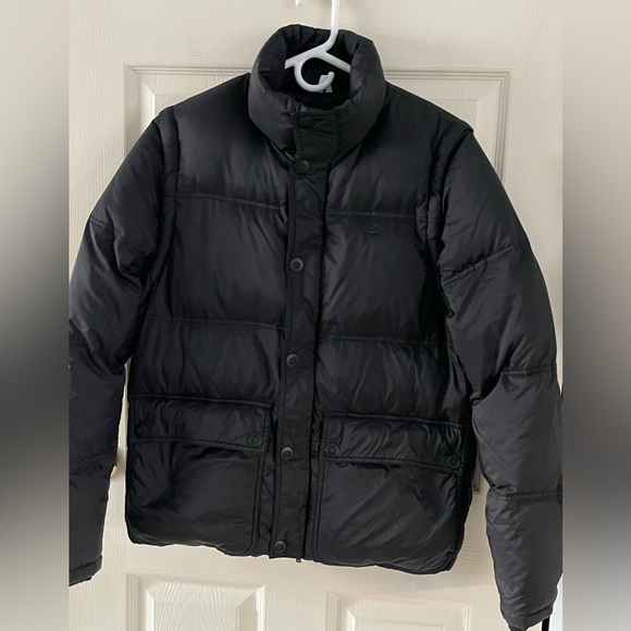 Lacoste puffer goose down jacket men’s size S black - Picture 1 of 11